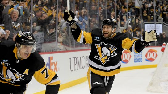 Freeze Frame: Malkin throws caution to the win taken at PPG Paints Arena (Penguins)